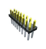 SAMTEC TLW-104-06-G-S Pin Header, Board-to-Board, 2.54 mm, 1 Rows, 4 Contacts, Through Hole Straight, TLW Series