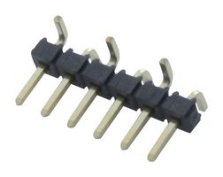 SAMTEC TMM-106-01-G-S-SM Pin Header, Board-to-Board, 2 mm, 1 Rows, 6 Contacts, Surface Mount, TMM Series