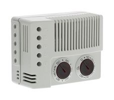 STEGO 01245.0-00 Electronic Hygrostat, SPDT, 32 to 140°F, 40 to 90% RH, 230VAC, DIN Rail Mount, 1.65"Wx1.5"Dx2.54" H