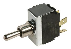 CARLING TECHNOLOGIES 6GG5B-73 Toggle Switch, (On)-On-Off, DPDT, Non Illuminated, G Series, 15 A