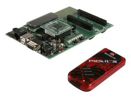 MICROCHIP DV164136 Development Kit, with/PICKit 3, PIC18, PICKit 3 Debugger/Programmer, Graphical User Interface