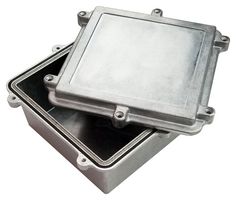 BUD INDUSTRIES ANS-3827 Metal Enclosure, Small, Diecast Aluminum, 80 mm, 162 mm, 162 mm, IP67