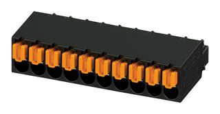 PHOENIX CONTACT 1821119 Pluggable Terminal Block, 2.54 mm, 4 Positions, 5 mm², Push In