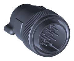 ITT CANNON MS3106R20-29P Circular Connector, MIL-DTL-5015 Series, MS3106 Series, Straight Plug, 17 Contacts, Solder Pin