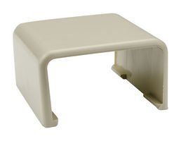 HELLERMANNTYTON TSR3I-14 Raceway Duct Fitting, Splice Cover, PVC (Polyvinylchloride), Ivory, 50.8 mm, 50.75 mm, 27.31 mm