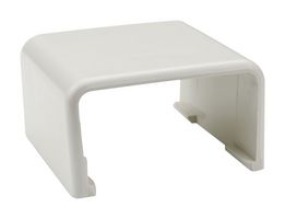 HELLERMANNTYTON TSR3W-14 Raceway Duct Fitting, Splice Cover, PVC (Polyvinylchloride), White, 50.8 mm, 50.75 mm, 27.31 mm