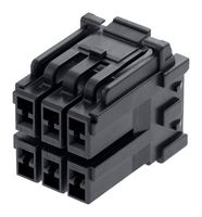 MOLEX 212209-2041 Connector Housing, Black, CP-3.3 212209 Series, Receptacle, 4 Positions, 3.3 mm