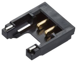 MOLEX 212134-0002 Cabezal de Pin, Señal, Cable-a-Tarjeta, 1 mm, 1 Líneas, 2 Contactos