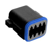 BULGIN LIMITED PX0105S08ABK Conector Automotriz, Llave A, PX0 Series, Enchufe Recto, 8 Contactos