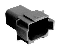 BULGIN LIMITED PX0101P08ABK Automotive Connector, A Key, PX0 Series, Straight Receptacle, 8 Contacts