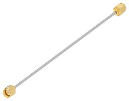 TE CONNECTIVITY 2480661-5 RF / Coaxial Cable Assembly, Hand Formable, 7 ", 177.8 mm, EPC-086 Semi-Flex, SMA Plug, SMA Plug