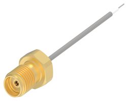 TE CONNECTIVITY 2480662-1 RF / Coaxial Cable Assembly, 1.96 ", 50 mm, 0.047" Semi Rigid, SMA Jack, Free End, 50 ohm