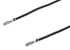 MOLEX 226208-1214 Cable Assembly, Pre-Crimped Lead MOX Socket to MOX Socket, 11.8 ", 300 mm, 226208 Series, Black
