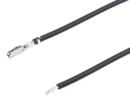 MOLEX 226208-2212 Cable Assembly, Pre-Crimped Lead MOX Socket to Free End, 5.9 ", 150 mm, 226208 Series, Black