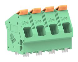 MOLEX 224933-0004 Wire-To-Board Terminal Block, 15 mm, 4 Positions, 18 AWG, 4 AWG, 5.89 mm², Push In Lock