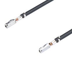 MOLEX 226208-1115 Cable Assembly, Pre-Crimped Lead MOX Socket to MOX Socket, 17.7 ft, 450 mm, 226208 Series, Black
