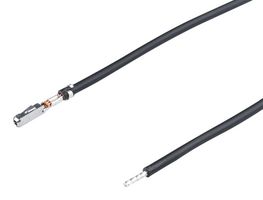 MOLEX 226208-2114 Cable Assembly, Pre-Crimped Lead MOX Socket to Free End, 11.8 ft, 300 mm, 226208 Series, Black
