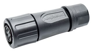 AMPHENOL SINE/TUCHEL RTS6BS10N6S03 Circular Connector, Sealed Circular Connector, ecomate Aquarius Series, Straight Plug, 6 Contacts