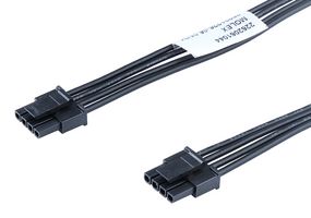 MOLEX 2262061042 Cable Assembly, Micro-Fit 3.0 Receptacle to Micro-Fit 3.0 Receptacle, 4 Positions, 3 mm, 1 Row