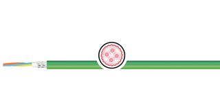TKD KABEL 2003738-100F Networking Cable, PROFINET Cat5e, Shielded, 22 AWG, 0.34 mm², 100 ft, 30.48 m