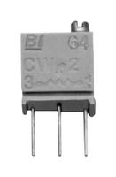 TT ELECTRONICS / BI TECHNOLOGIES 64WR50KLF Trimmer, Multi Turn, Cermet, Top Adjust, 50 kohm, Through Hole, 12 Turns