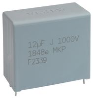VISHAY MKP1848E55070JI2 Capacitor de Película de Potencia, Metallized PP, Caja Radial - 2 Pines, 5 µF, ± 5%, Enlace CD