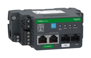 SCHNEIDER ELECTRIC LTMTEBD Relay Main Unit, TeSys Series 1 & 3 Phase AC Induction Motor, EtherNet TCP/IP, 127 mA, 24 VDC
