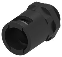 TE CONNECTIVITY 1-2500401-1 Conector Conduit, Tamaño 15.8mm, PG11, Recto, Nylon 6 (Poliamida 6), Negro, 39.7 mm, IP66