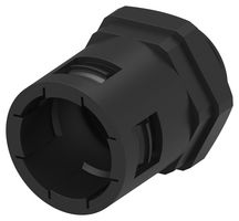 TE CONNECTIVITY 1-2500401-4 Conector Conduit, Tamaño 25mm, PG21, Recto, Nylon 6 (Poliamida 6), Negro, 48.3 mm, IP66