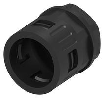 TE CONNECTIVITY 2500400-6 Conduit Connector, 28.5mm Size, M25 x 1.5, Straight, Nylon 6 (Polyamide 6), Black, 47.6 mm, IP66