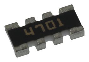 BOURNS CAY16-4701F4LF Fixed Network Resistor, 4.7 kohm, Isolated, 4 Resistors, 1206 [3216 Metric], Convex, ± 1%