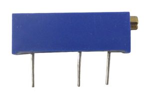 BOURNS 3006P-1-500LF Trimmer, Multi Turn, Cermet, Side Adjust, 50 ohm, Through Hole, 15 Turns