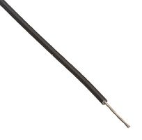 ALPHA WIRE 7133 BK001 Wire, PVC, Black, 18 AWG, 7 x 0.4AWG, 304.8 m