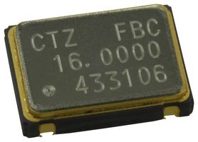 CITIZEN FINEDEVICE CSX-750FBC16000000T Oscilador, 16 MHz, 100 ppm, SMD, 7mm x 5mm, CMOS/TTL, 3.3 V, SERIE CSX-750F