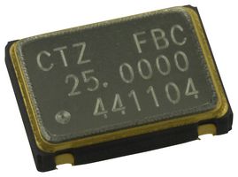 CITIZEN FINEDEVICE CSX-750FBC25000000T Oscillator, 25 MHz, 100 ppm, SMD, 7mm x 5mm, CMOS/TTL, 3.3 V, CSX-750F SERIES