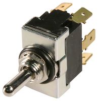 TE CONNECTIVITY - ALCOSWITCH AWTS1504 Toggle Switch, (On)-Off-(On), DPDT, Non Illuminated, A Series, 20 A, Panel Mount