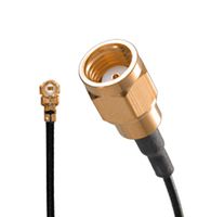 AIM CAMBRIDGE - CINCH CONNECTIVITY 415-0094-250 Cable RF / Coaxial ensamblado, 9.8 ", 250 mm, 1.37mm, UMC Ángulo Recto Macho, RP SMA Macho