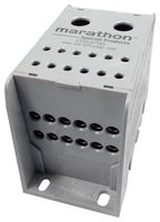 MARATHON SPECIAL PRODUCTS EPBAP86 Panel Mount Barrier Terminal Block, 760 A, 600 V, 2 Pole, 2, Screw, 4 AWG