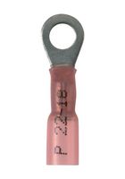 PANDUIT PH18-6R-Q Ring Tongue Terminal, M3.5, #6, 18 AWG, 1 mm², PH Series, Red