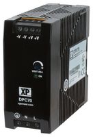 XP POWER DPC70US24 AC/DC DIN Rail Power Supply (PSU), 1 Output, 72 W, 24 V, 3 A