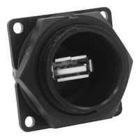 SWITCHCRAFT/CONXALL DCP-USBAB-HD USB Sealed Connector, PCB Header, Quick Connect Coupling, USB Type A, USB 2.0, Receptacle