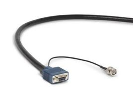 NI (NOW PART OF EMERSON) 786668-02 Test Cable Assembly, Analog Cable, SHDB9M-DB9F-BNCM, 9-Pin D-SUB Cable with BNC, 2 m