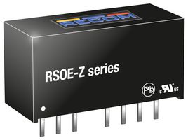 RECOM POWER RSOE-1205SZ/H2 Isolated Through Hole DC/DC Converter, ITE, SIP, 4:1, 1 W, 1 Output, 5 V