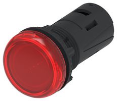 ALCOSWITCH - TE CONNECTIVITY ILE22110ARS LED Panel Mount Indicator, Screw Terminal, Red, 110 VAC, 22.5 mm, IP20, IP65