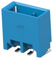 TE CONNECTIVITY 2371337-3 Rectangular Power Connector, Blue, Key C, 2 Contacts, Power Key 5.0 Series, PCB Mount