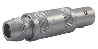 LEMO FFA.0S.302.CLAC44 Circular Connector, Standard Circular Connector, 0S Series, Cable Mount Plug, 2 Contacts