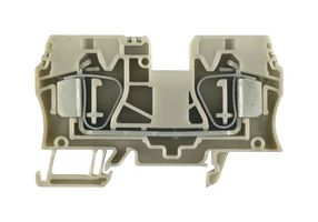WEIDMULLER 1746750000 DIN Rail Mount Terminal Block, 2 Positions, 16 AWG, 6 AWG, 10 mm², Tension Clamp, 57 A