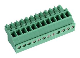 PHOENIX CONTACT 1863259 Terminal de Bloque Enchufable, 3.5 mm, 12 Posiciones, 28 AWG, 16 AWG, 1.5 mm², Tornillo