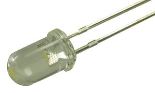 MULTICOMP PRO MCL053SWC-YH1 LED, White, Through Hole, T-1 3/4 (5mm), 20 mA, 3.4 V, 10 cd