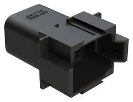 AMPHENOL SINE/TUCHEL AT04-08PB Automotive Connector Housing, Black, AT Series, Receptacle, 8 Positions